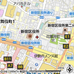 日本酒と海鮮 痛風屋 新宿歌舞伎町店周辺の地図