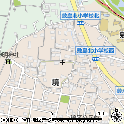 山梨県甲斐市境462周辺の地図