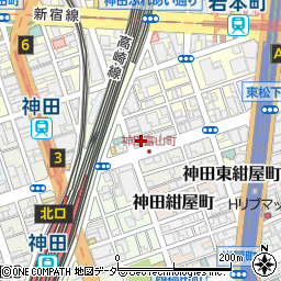 東京都千代田区神田富山町1周辺の地図