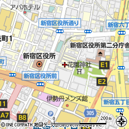 新宿ゴールデン街 しん亭周辺の地図