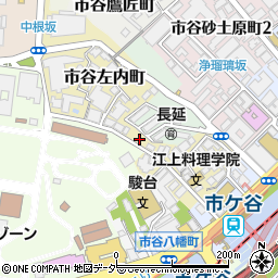 東京都新宿区市谷左内町27周辺の地図