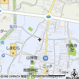 山梨県甲州市塩山熊野220周辺の地図