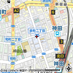 東京都千代田区神田多町周辺の地図