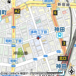 東京都千代田区神田多町周辺の地図