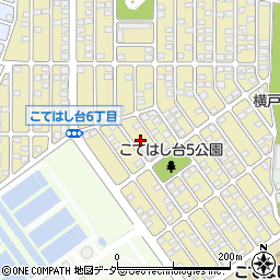 千葉県千葉市花見川区こてはし台6丁目5周辺の地図