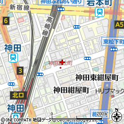 東京都千代田区神田富山町2周辺の地図