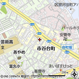 東京都新宿区市谷台町周辺の地図