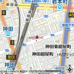 東日本銀行神田支店周辺の地図