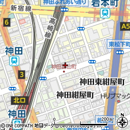 東日本銀行神田支店周辺の地図