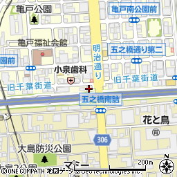 大東京信用組合亀戸支店周辺の地図