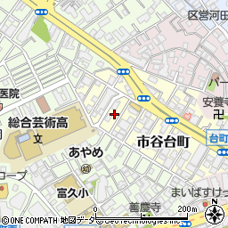 東京都新宿区市谷台町19周辺の地図