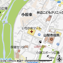 山梨中央銀行イッツモア山梨 ＡＴＭ周辺の地図