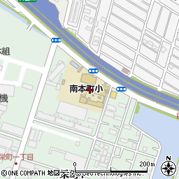 船橋市役所　南本町第１放課後ルーム周辺の地図