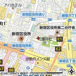 先斗入ル新宿サブナード店周辺の地図