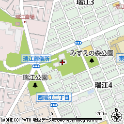 東京都江戸川区瑞江4丁目11周辺の地図