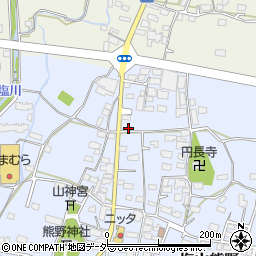 山梨県甲州市塩山熊野262周辺の地図