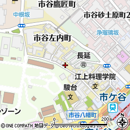 東京都新宿区市谷左内町周辺の地図
