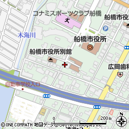千葉労働局　船橋公共職業安定所第一庁舎周辺の地図