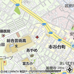 東京都新宿区市谷台町20-6周辺の地図