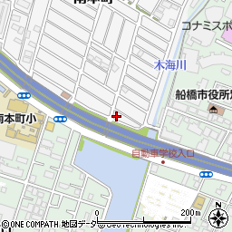 千葉県船橋市南本町43-10周辺の地図