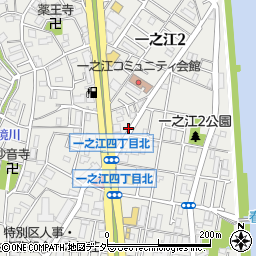 東京都江戸川区一之江2丁目5周辺の地図