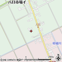 千葉県匝瑳市八日市場イ451-66周辺の地図