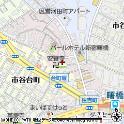 東京都新宿区住吉町10周辺の地図