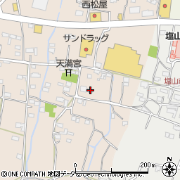 山梨県甲州市塩山下塩後966周辺の地図