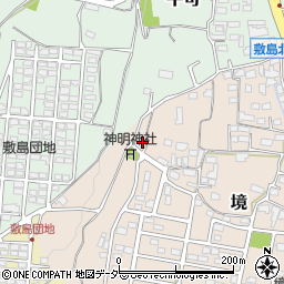 山梨県甲斐市境933-8周辺の地図