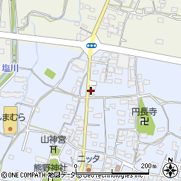 山梨県甲州市塩山熊野261-4周辺の地図