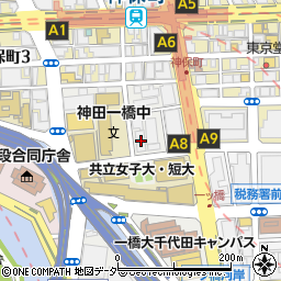 東京都千代田区一ツ橋2丁目4-3周辺の地図