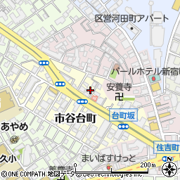 東京都新宿区市谷台町9-12周辺の地図