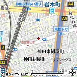 東京都千代田区神田富山町7周辺の地図