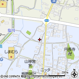 山梨県甲州市塩山熊野240周辺の地図