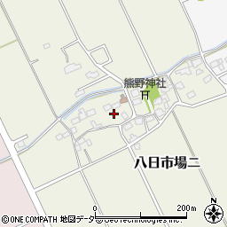 千葉県匝瑳市八日市場ニ周辺の地図