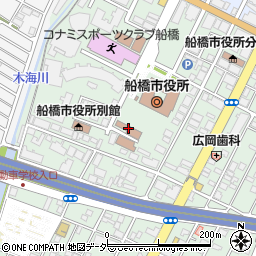 千葉県船橋合同庁舎周辺の地図