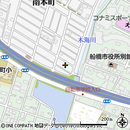千葉県船橋市南本町42周辺の地図
