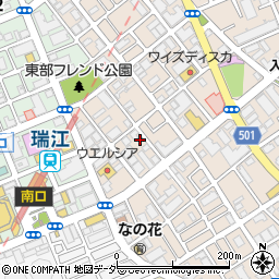 東京都江戸川区南篠崎町3丁目2-10周辺の地図