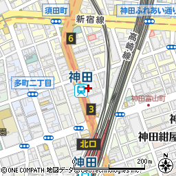 三菱ＵＦＪ銀行神田支店周辺の地図