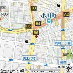 新橋やきとん 神田小川町店周辺の地図