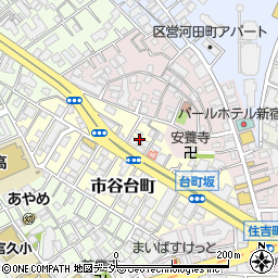 東京都新宿区市谷台町9周辺の地図