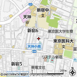 新宿非鉄センター周辺の地図