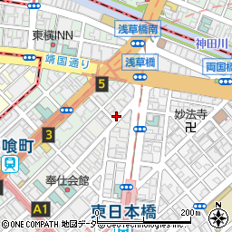 東京都中央区日本橋横山町周辺の地図