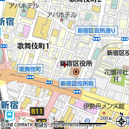 新宿栄ビル周辺の地図