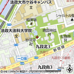 東京都千代田区九段北3丁目周辺の地図