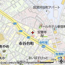 東京都新宿区市谷台町9-11周辺の地図