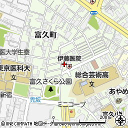 東京都新宿区富久町31周辺の地図