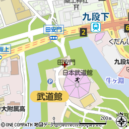 東京都千代田区北の丸公園2-5周辺の地図