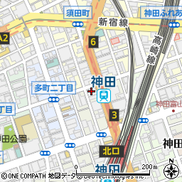 スギドラッグ神田駅北口店周辺の地図