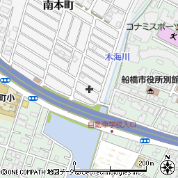 千葉県船橋市南本町42-16周辺の地図